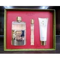 ราคา Gucci Guilty Pour Femme EDP Gift Set Limited Edition เซตน้ำหอม โลชั่นน้ำหอม หอมโรแมนติก สดใสแนวธรรมชาติ ติดทนนานมาก (19238870261)