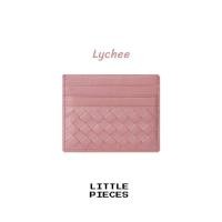 ราคา กระเป๋าใส่บัตร ใส่แบงค์พันได้ Card Holder หนังแท้ ลายถัก โบเทก้า กระเป๋าใส่นามบัตร หนังแกะ กระเป๋าใส่บัตร กระเป๋าสตางค์ (16377024283)