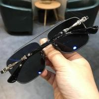 ราคา Chrome Hearts แว่นกันแดด2022ใหม่ CBEATHII สำหรับทั้งหญิงและชายย้อนยุคหน้าใหญ่แว่นกันแดดธรรมดาป้องกันรังสีอัลตราไวโอเลต (18073715475)