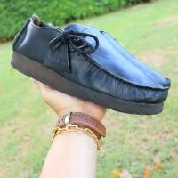 ราคา ส่งฟรี 7 5Uk 8Us 26cm 41eu Clarks Originals Mens Lugger โทนสีดำ UK7½ Pre owned Authentic (20747102565)