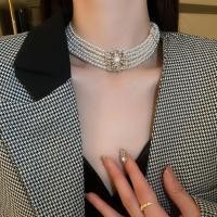 ราคา Fairly24sgsd5gre and diamond flower necklace 2023 new French luxury choker collarbone chain (20248264855)