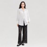 ราคา Closet Crush Loose long sleeves shirt with wide cuffs and bow tie details White เสื้อเชิ้ตทรงหลวมแบบข้อมือยาวแต่งดีเทลโบว์ (21173864702)