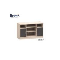 ราคา ตู้วางทีวี120ซม ชั้นวางทีวี45นิ้ว ขนาด120x45x75ซม สินค้าพร้อมส่ง Brownfurniture (16560530318)