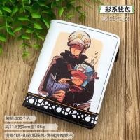 ราคา กระเป๋าสตางค์ หนัง PU ใบสั้น ลายการ์ตูนวันพีช แนวตั้ง 2 พับ สําหรับผู้ชาย นักเรียน (20475789541)