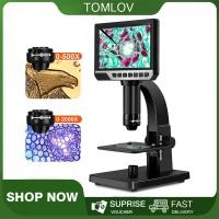 ราคา TOMLOV กล้องจุลทรรศน์ดิจิตอล2000X 7นิ้วแว่นขยายกำลังขยายอุตสาหกรรม USB สำหรับงานบัดกรีอิเล็กทรอนิกส์ (17177419335)