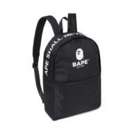 ราคา กระเป๋า Bape สไตล์ลำลองสำหรับใหม่เอี่ยมกระเป๋าเป้สะพายหลังขนาดใหญ่กระเป๋านักเรียนสีดำบางและเบา (18220167665)
