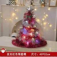 ราคา Christmas หมวกต้นคริสต์มาส อุปกรณ์ตกแต่งคริสต์มาส ผ้าไหมฝนไม่ทอ หมวกคริสต์มาส อุปกรณ์งานปาร์ตี้ แต่งตัวหมวกคริสต์มาส (21031211348)