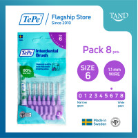 ราคา แพ็ค 8 ชิ้น TePe Interdental Brush Original เทเป อินเตอร์เด็นทัล บรัช แปรงซอกฟัน รุ่นออริจินอล ขนนุ่ม ขนาดหัวแปรง 0 6 ISO (17930904420)