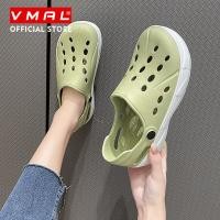 ราคา VMAL สลิปออนรองเท้าอุดตัน EVA รองเท้าแตะที่มีคุณภาพสูงผู้หญิงเดินชายหาดรองเท้าแตะผู้หญิง (18602137160)