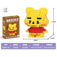 ราคา ของเล่นบล็อคก่อสร้างการ์ตูนน่ารัก3D ชุดของขวัญเด็กผู้หญิง (19676533258)