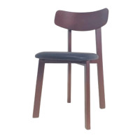 ราคา Global House DELICATO เก้าอี้ทานอาหาร รุ่น Riga ขนาด47x49x81ซม สีวอลนัท รับประกันของเเท้ (20121597698)