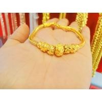 ราคา สร้อย ข้อมือ ทอง เม็ด โอ่ง สุโขทัย ขนาด 3บาท หุ้ม เศษ ทอง แท้ 96 5 จาก เยาวราช มี รับประกัน 1 ปี มีทุกไซร์ แถมฟรีตะขอตราปั้ม (12117842749)