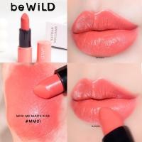 ราคา beWiLD Mini Me Matte Kiss ลิปสติกเนื้อแมตต์ โดดเด่นด้วยเนื้อสีเข้มข้น (9360894515)