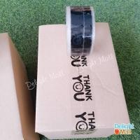 ราคา พร้อมส่ง เทปปิดกล่องพัสดุ เทป Thank you เทปขอบคุณ เทปกาวOPP หนา 2 ยาว 45 หลา สีชมพูพาสเทล สีฟ้า เหนียวแน่น เทปน่ารัก (10431116057)