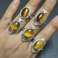 ราคา แหวนหินไทเกอร์อาย Tiger eye ฟรีไซส์ (17928024475)