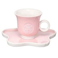 ราคา Starbucks Pink Cherry Blossom Mug With Saucer 8oz (21162678571)