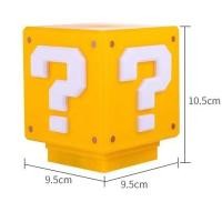 ราคา Pluck Super Mario Bros โคมไฟมาริโอ้ LED โคมไฟเครื่องหมายคำถาม มีลำโพงในตัว โคมไฟ mario โคมไฟนอนหลับ ตกแต่งห้อง (21229792559)