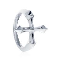 ราคา ake ake the Glory Cross ring Medium White แหวนเงินแท้ 925 แกะมือขัดเงาพิเศษ ชุบไวท์โกลด์ ลายไม้กางเขนนี้จึงเปล่งประกายสว่างดังความอิ่มเอิบในพรพระเจ้า (17167622802)