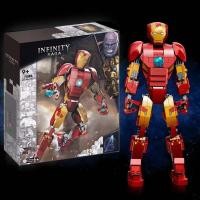 ราคา LEGO Super Hero 76258 Captain America 76206 Assembled Lego Iron Man MK43 Robot Doll Childrens Building Blocks (20709636936)