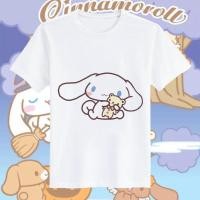 ราคา Walkie เสื้อยืดลําลอง แขนสั้น พิมพ์ลายการ์ตูนอนิเมะ Cinnamoroll Kawaii Sanrio สําหรับเด็ก (20534558661)