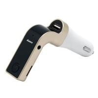 ราคา ของแท้ 100 ส่งไว อุปกรณ์รับสัญญาณบลูทูธในรถยนต์ CARG7 Bluetooth ตัวเชื่อมบลูทูธฟังเพลงในรถยนต์ Car charger G7 FMtransmitter คาจี โทรศัพท์ โน๊ตบุ๊ค มือถือ บลูทูธในรถยนต์ ของแท้100 (18340814166)