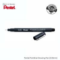 ราคา Pentel ปากกาตัดเส้น เพนเทล Pointliner หมึกสีดำ หัวปากกา 5 ขนาด 0 05 0 1 0 3 0 5 0 8mm (2286454468)