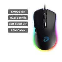 ราคา Dareu Mouse Gaming RGB แบบมีสายพร้อมเซ็นเซอร์ Atg4090 6ปุ่มตั้งโปรแกรมได้6000 DPI 150 IPs 50ล้านครั้งคลิกสำหรับเกมไอน้ำพีซี (19672241446)