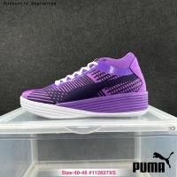 ราคา พูม่า PUMA Clyde Hardwood Kuzma Mens Low Top Basketball Shoes รองเท้าบุรุษและสตรี รองเท้าวิ่ง รองเท้าเทรนนิ่ง รองเท้าวิ่งเทรล รองเท้าผ้าใบ (21089335841)