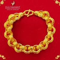 ราคา สร้อยข้อมือ ลายผ่าหวายตัดลาย เศษทองคำแท้ หนัก 3 บาท ไซส์ 6 8 นิ้ว 1 เส้น ZR43 (19373238552)