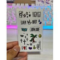 ราคา แทททูมินิมอล กันน้ำติดนาน 5 7 วัน แทททูรอยสัก แทททูกันน้ำ แทททูผู้หญิง รอยสักมินิมอล แทททูน่ารักๆ แทททูชั่วคราว (10411929608)