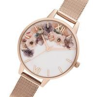 ราคา นาฬิกาควอตซ์อะนาล็อกของผู้หญิง Olivia Burton พร้อม OB16PP57สายรัดสแตนเลส (17918786313)