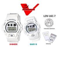 ราคา นาฬิกา Casio G shock และ Baby G นาฬิกาข้อมือคู่รัก แถมเสื้อเสื้อยืดจีช็อค จำนวน2ตัว นาฬิกาคู่ LOVER S COLLECTION รุ่น LOV 16C 7 Veladeedee (5154184991)
