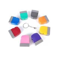 ราคา HA1027 ตรายางหมึกในตัว แฟลต พร้อมพวงกุญแจ มี 8 สี เหลือง ชมพู แดง ส้ม เทา น้ำเงิน มิ้นท์ ม่วง สีสันสดใส พกพาสะดวก (19531390656)