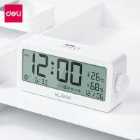 ราคา นาฬิกาดิจิตอล นาฬิกาตั้งโต๊ะ นาฬิกาดิจิตอลตั้งโต๊ะ นาฬิกาปลุก บอกอุณหภูมิ ปฏิทิน LED ฟังก์ชั่นการควบคุมด้วยเสียง Digital wooden alarm clock Alphamart (20536784459)