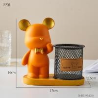 ราคา รูปปั้นรูปหมีน่ารักและมีสีสันแบบสมัยใหม่ที่สร้างสรรค์รูปปั้นตุ๊กตาสัตว์ตกแต่งบ้านตุ๊กตาหมีสำหรับออฟฟิศอุปกรณ์เครื่องเขียน (20793462008)