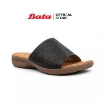 ราคา Bata LADIESSUMMER SLIP ON รองเท้าแตะแฟชั่นหญิง แบบสวม สีดำ รหัส 6616549 Ladiesflat Fashion SUMMER (6133840328)
