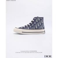 ราคา Dior x Converse Chuck Taylor All Star 1970s Hi Iconic Collaboration Sneakers ของ แท้ รองเท้ากลางแจ้ง รองเท้าผ้าใบ รองเท้า คอนเวิร์ส คลาสสิค ได้ทั้งชายหญิง แฟชั่นสตรีท ระบายอากาศได้ รองเท้าสเก็ตบอร์ด (