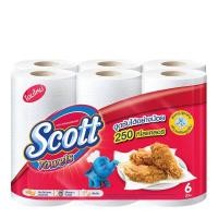 ราคา พร้อมส่งด่วน สก๊อตต์ ทาวเวล กระดาษอเนกประสงค์ ยาวพิเศษ แพ็ค 6 ม้วน Scott Kitchen Paper Towel x 6 Rolls อุปกรณ์ภายในบ้านราคาถูก เก็บเงินปลายทางได้ (18795333503)
