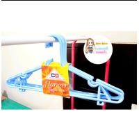 ราคา ไม้แขวน ไม้แขวนเสื้อพลาสติก ไม้แขวนเสื้อพลาสติกสีหวาน ไม่แขนวเสื้อพลาสติกสีหวานA17คละสี (16185938436)