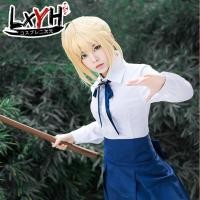 ราคา LXYH COSER KING Fate Stay Night Saber ผู้หญิง Cosplay Costumes Japanese Anime Sailor Uniforms Dress ชุดคอสเพลย์ การ์ตูน คอสเพลย์ปาร์ตี้ฮาโลวีนเสื้อผ้าชุด (1769634057)