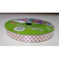 ราคา ริบบิ้นลายจุด ตราTW เบอร์2 ยาว50หลา ริบบิ้นพับเหรียญโปรยทาน (19669144373)