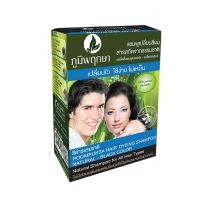 ราคา lion Poompuksa แชมพูเปลี่ยนสีผม แบบยกโหล 12 ซอง สีดำธรรมชาติ ภูมิพฤกษา มีส่วนผสมจากสมุนไพรธรรมชาติ ขนาด 25 มล พร้อมส่ง (21153230051)