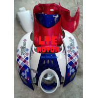 ราคา ชุดสี เฟรม ฟีโน่เก่า Yamaha fino ฟีโน่คาบู ปี 2007 2012 สีขาวน้ำเงินชมพู ลายแฟชั่น เกย์เดียว 10ชิ้น เกย์แยก 9 ชิ้น (10062351716)