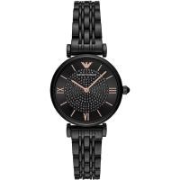 ราคา Emporio Armani Retro Gianni T Bar Retro Black Women Ladies Watch Jam Tangan Wanita Perempuan AR11245 (16604644119)