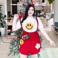 ราคา สาวอวบ เซต2ชิ้นจ้า เสื้อ เอี้ยม รุ่นนี้คือสวยมากๆๆ ผ้ายืดเยอะ ใส่สบายผ้าไม่ร้อน แต่ไม่บาง คือดีตอบโจทย์สายคาเฟ่ ต้องจัดรุ่นนี้น้า ตัวสายเอี้ยมปรับระดับได้จ้า จะสูงจะตัวเล็กแค่ไหนก็ไม่รั้งเป้าจ้า (2119