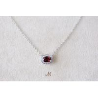 ราคา Meena Gem สร้อยคอ พลอยแท้โกเมน ตัวเรือนเงินแท้925 แหวนพลอยนำโชค พลอยประจำวันเกิด (20813660479)