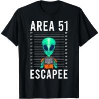 ราคา HOT เสื้อยืดแขนสั้น พิมพ์ลายเอเลี่ยน UFO Area 51 Alien Humor Alien พรีเมี่ยม แฟชั่นสําหรับผู้ชาย และผู้หญิง (20455996773)