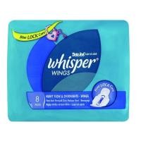 ราคา แพ็ค 3 ห่อ whisper วิสเปอร์ ผ้าอนามัย หมดปัญหาซึมเปื้อนไม่สบายตัว เพื่มความมั่นใจได้ทุกสถานการณ์ ป้องกันการรั่วไหลย้อน (20557051090)