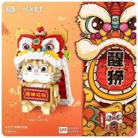 ราคา ความคิดสร้างสรรค์ MINI Panda Shape Nano Building Blocks ของเล่นปักกิ่ง Opera DIY สไตล์จีน Panda Shape Building Blocks สำหรับเด็ก Lego (18990006147)
