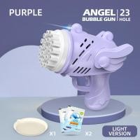 ราคา เครื่องเป่าฟองรถยนต์พร้อมไฟของเล่นสำหรับเด็กผู้ชายที่เป่าฟองสบู่ปืนพ่นฟองสบู่23รู (19577760794)